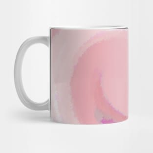 Swirl of Dark To Light Pink Stripes Mug